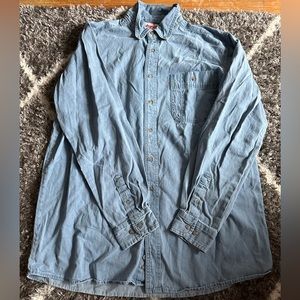 Wrangler denim button up